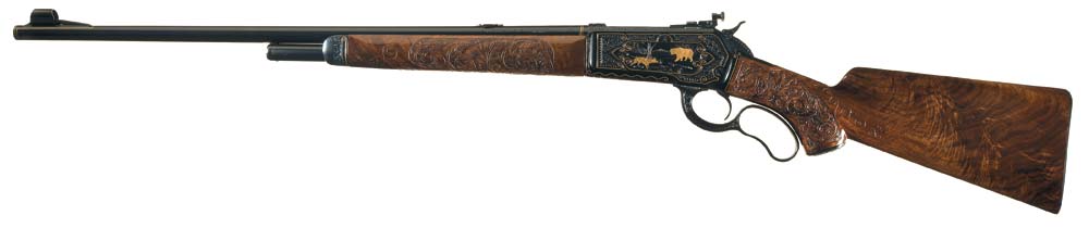 Winchester Model 71 lever action rifle