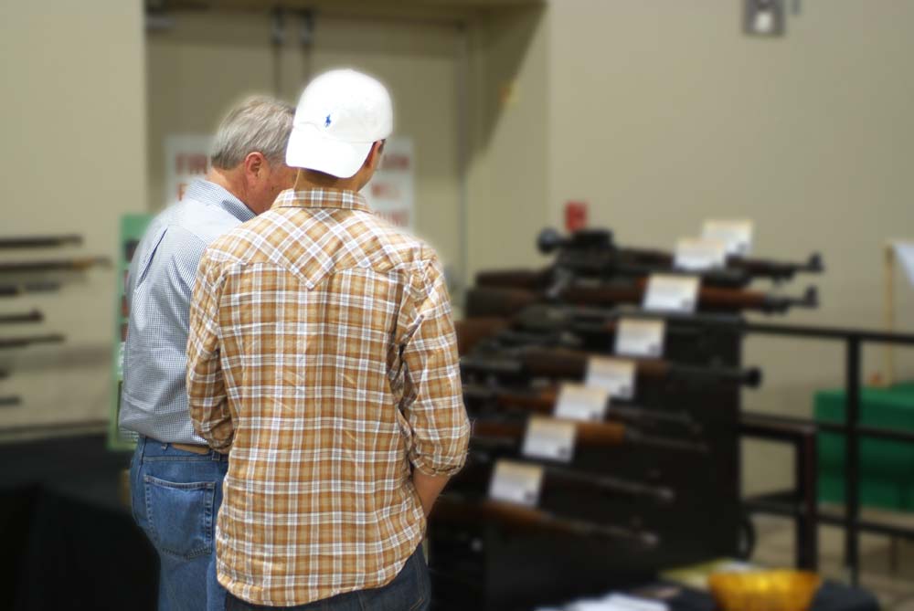 Beginning gun collector who is fortunate enough to have a guide.
