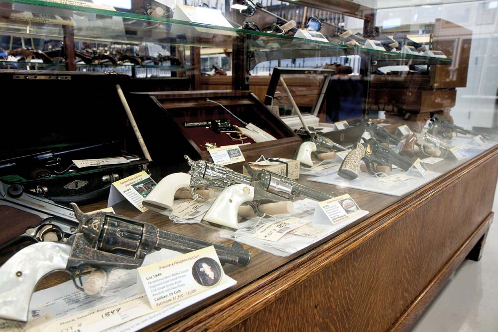 Auction houses like Rock Island Auction Company combine high volume with the highest quality firearms.