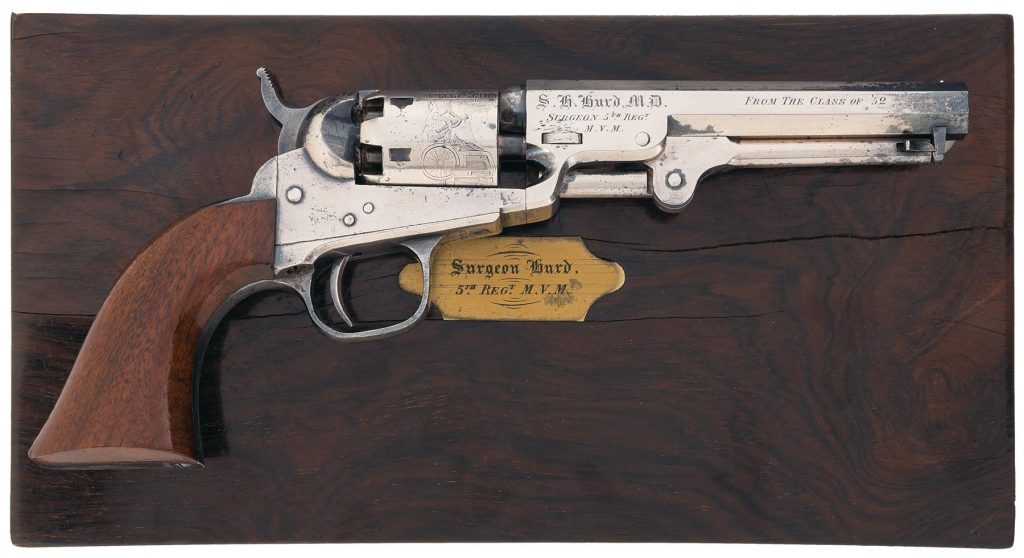 Colt Revolver 1849 Pocket presentation