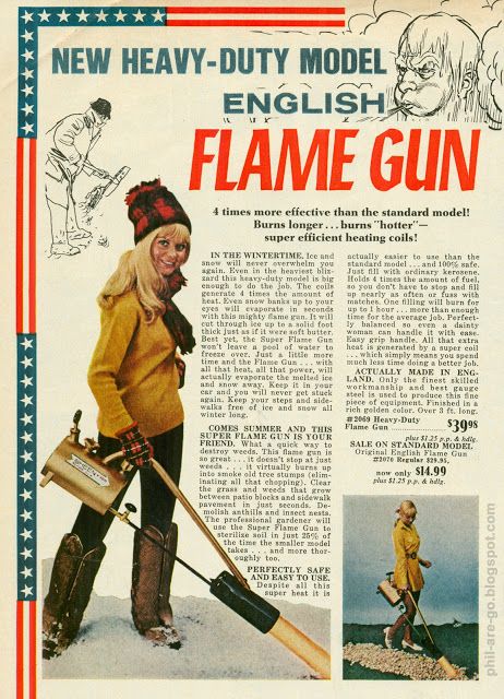 Christmas flame gun