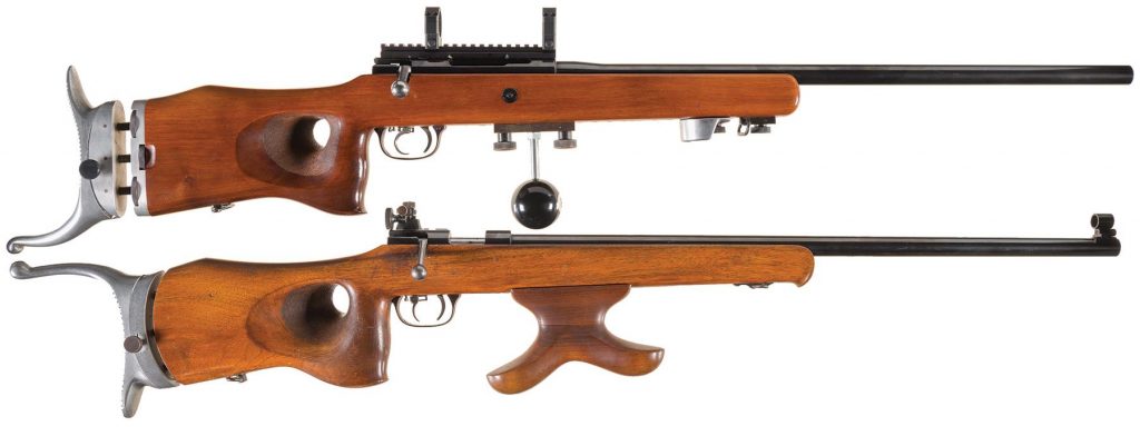 Two Schultz & Larsen Single Shot Rifles