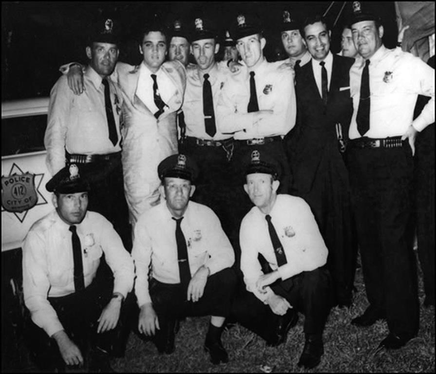 Elvis Presley With Police