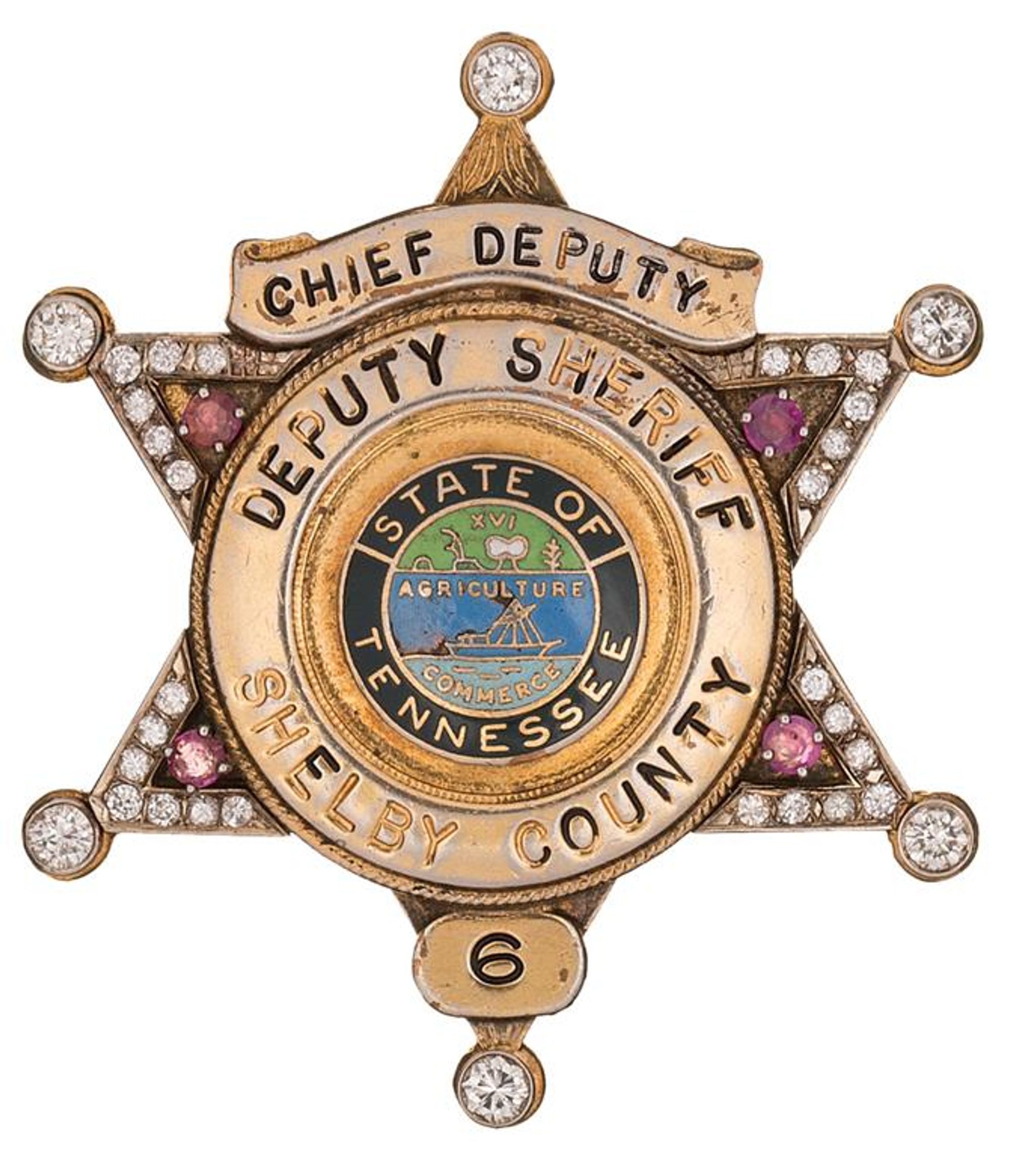 Elvis Shelby County Sheriff Badge