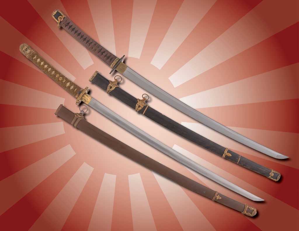 Japanese military swords 