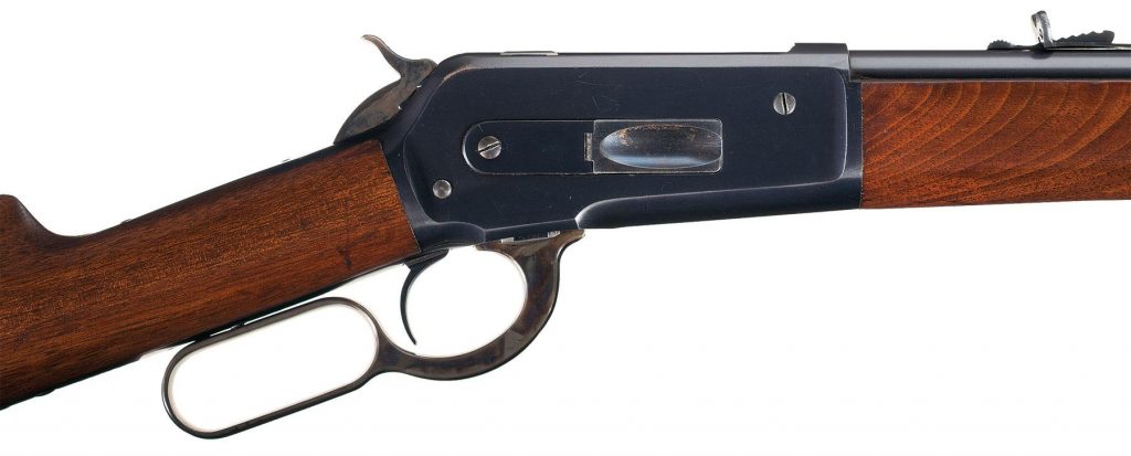 Winchester model 1886 lever action rifle