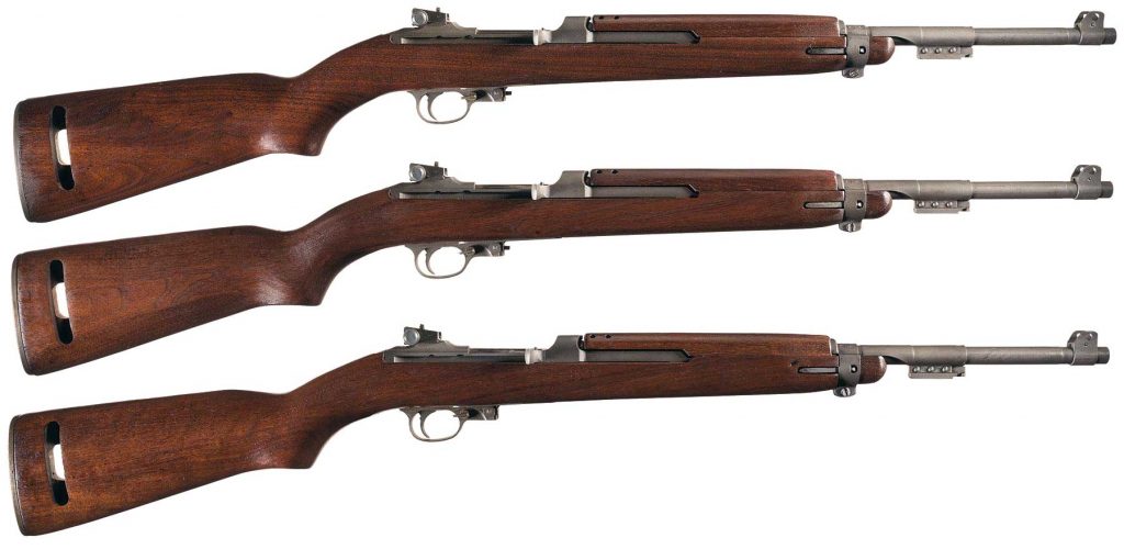3 pristine Winchester m1 carbines