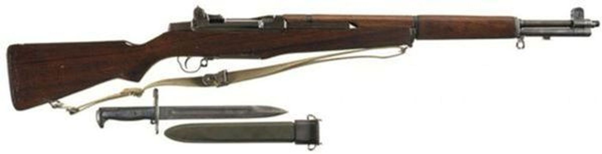 WW2 M1 Garand rifle bayonet sling