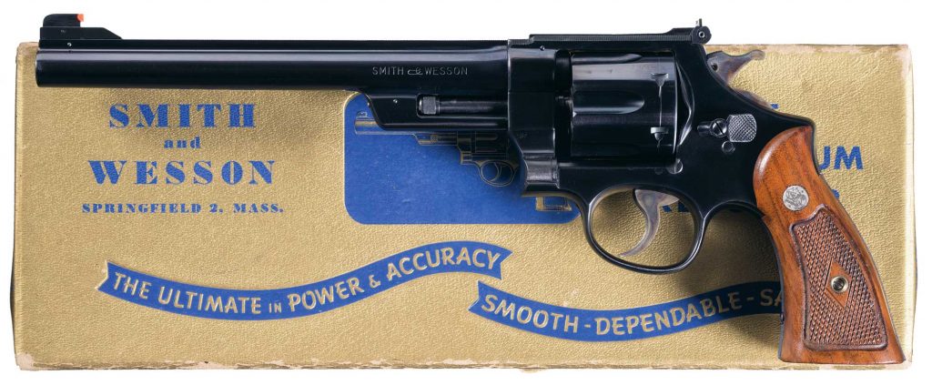 post-war transitional Smith & Wessom 357 magnum revolver