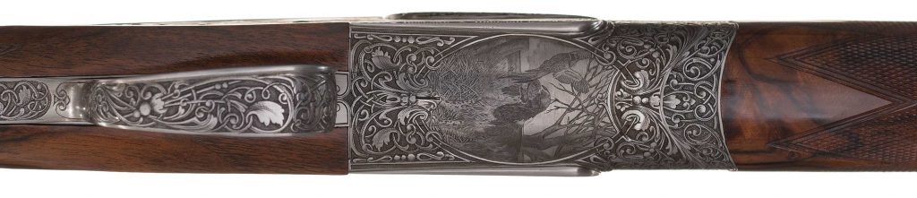 shotgun engraved Philippe Grifnee