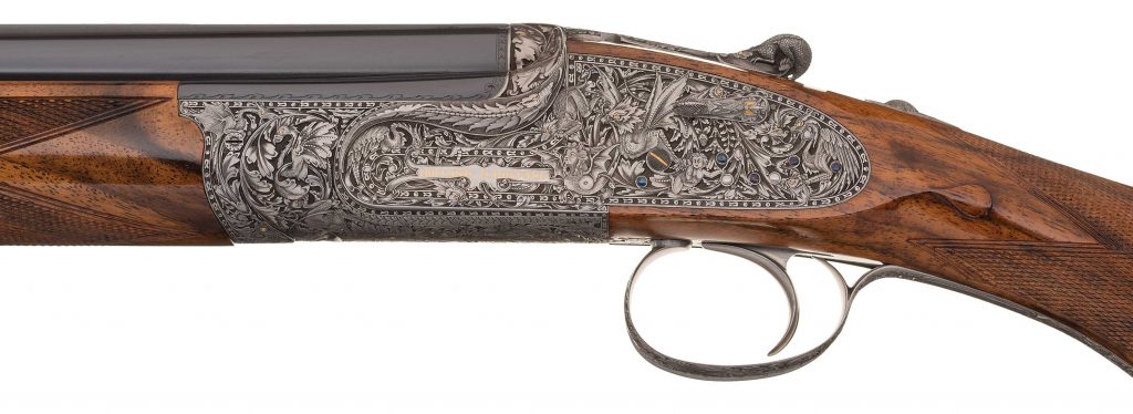 Holland & Holland engraved shotgun