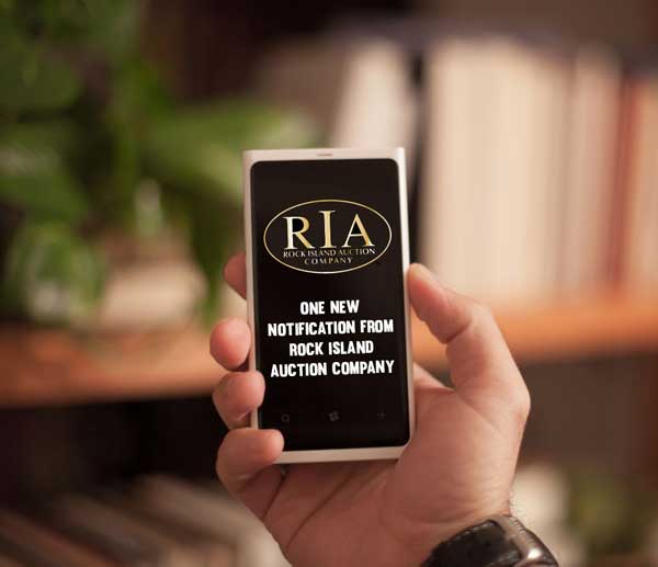 RIA text message alert