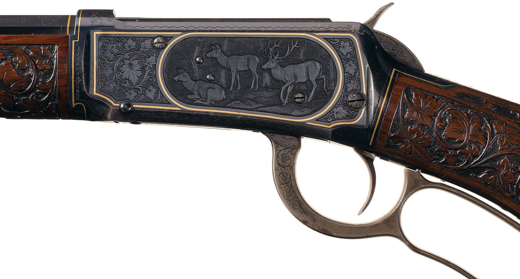 j. Ulrich masterpiece Winchester 1894 rifle