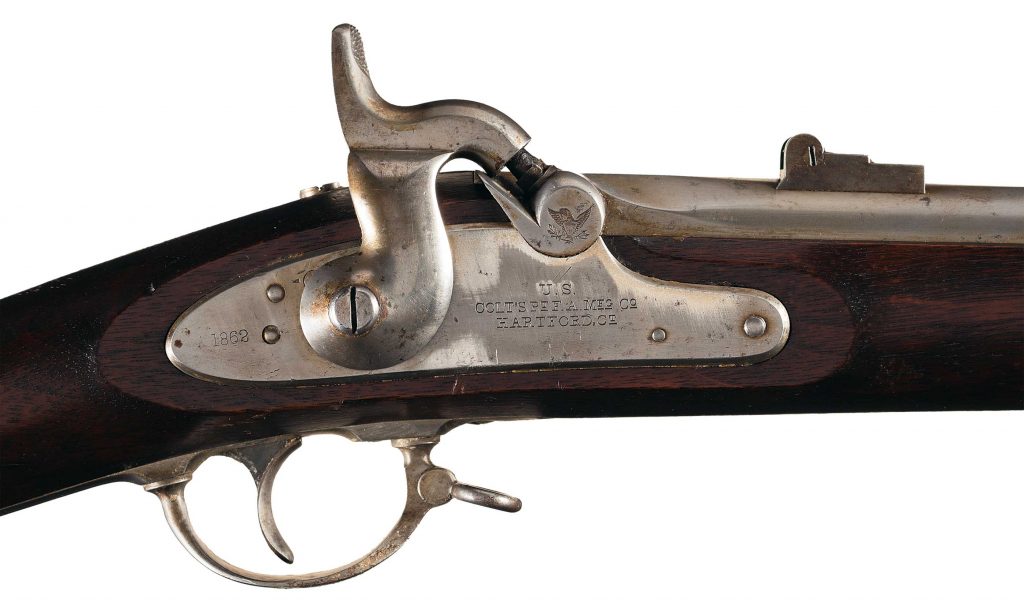 Civil War Colt percussion rifle-musket