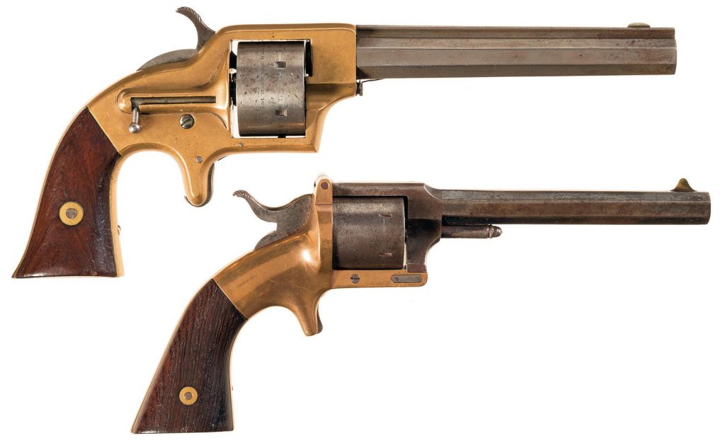 brass framed revolvers
