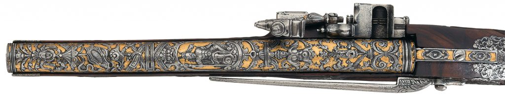 Italian masterpiece high art wheellock belt pistols