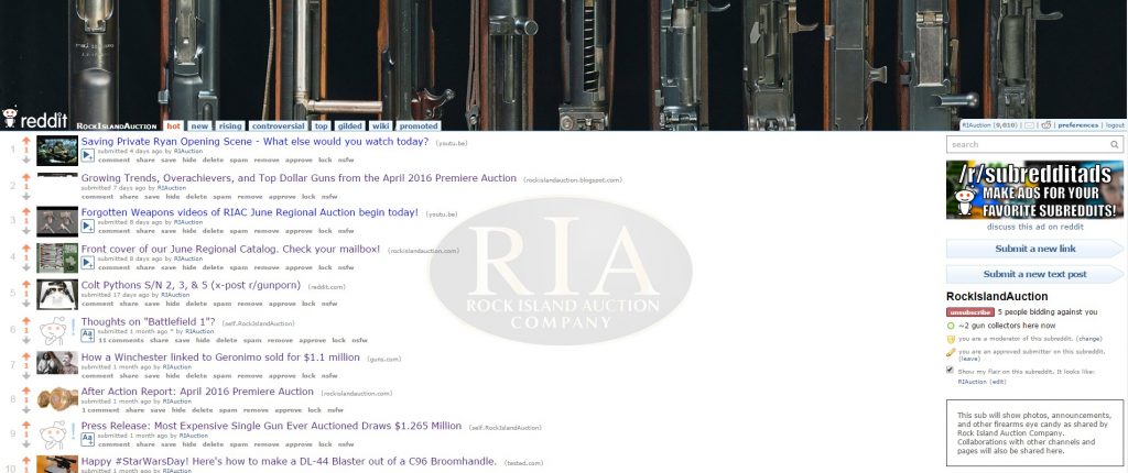 RIAC on Reddit