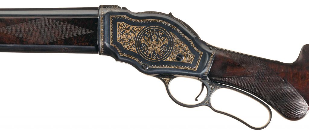 factory engraved Winchester 1887 shotgun