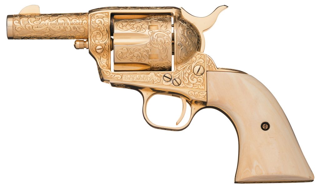 Bledsoe signed and engraved Colt Third Generation revolver