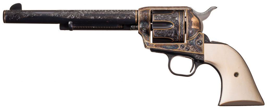 R. J. Collings master engraved Colt revolver