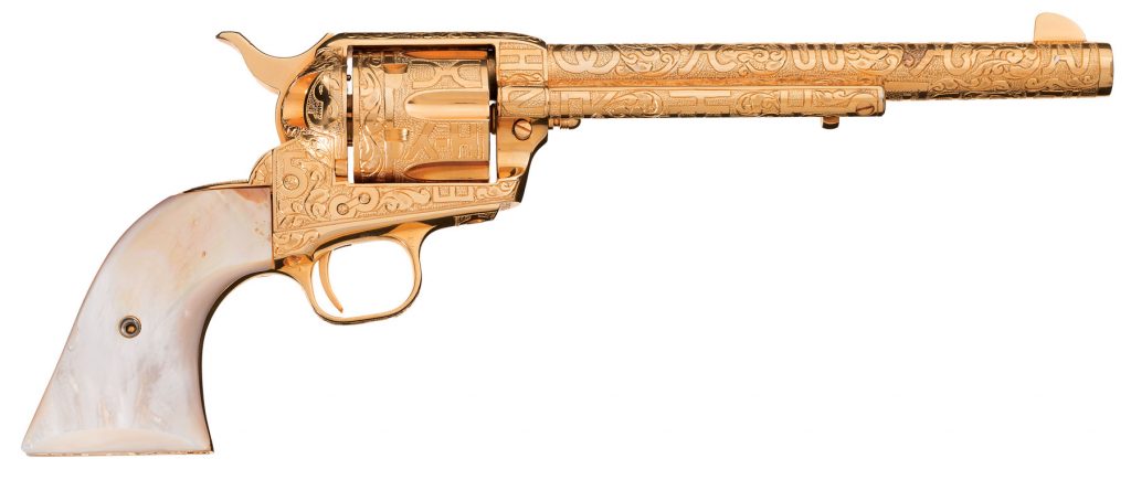 Weldon Bledsoe gold Colt Single Action Army Third Generation