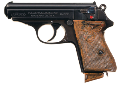 Walther PPK Pistol with Brown Grips