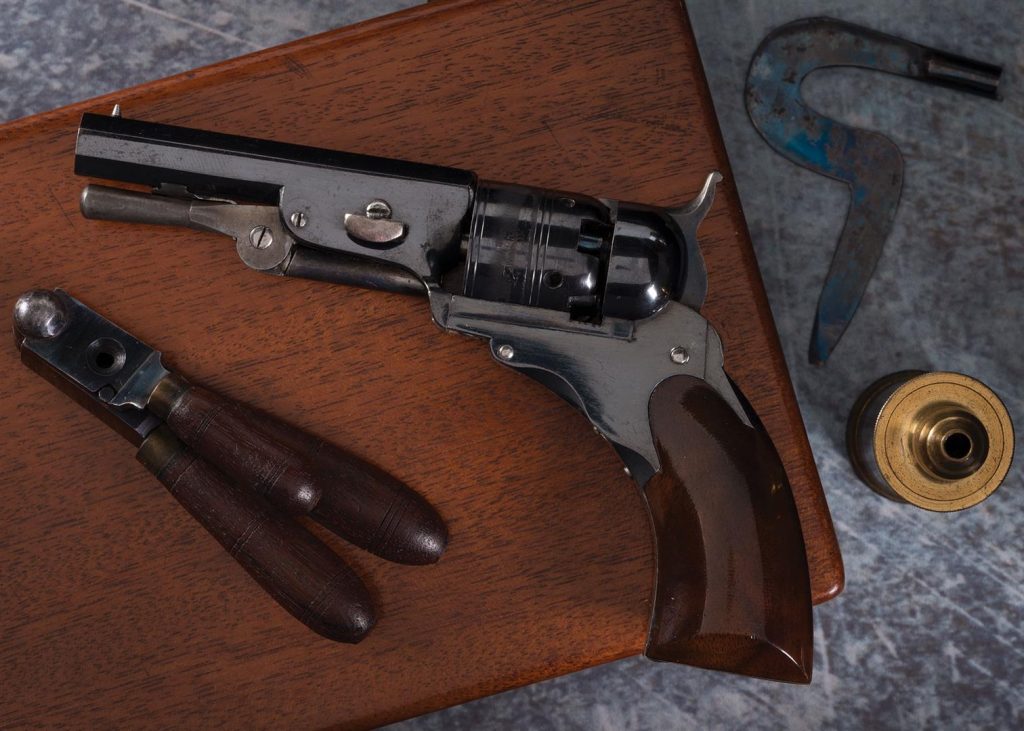 cased Baby Paterson revolver