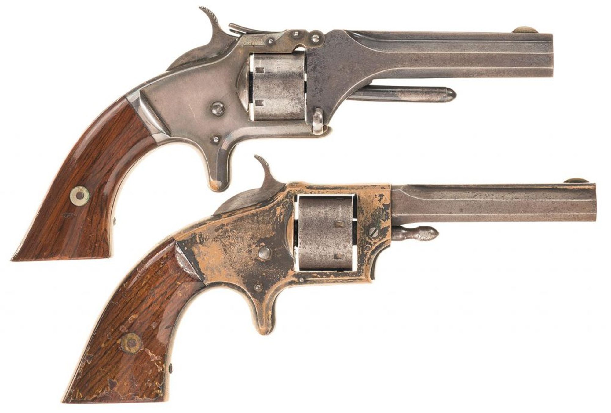 S&W and Rollin White revolvers