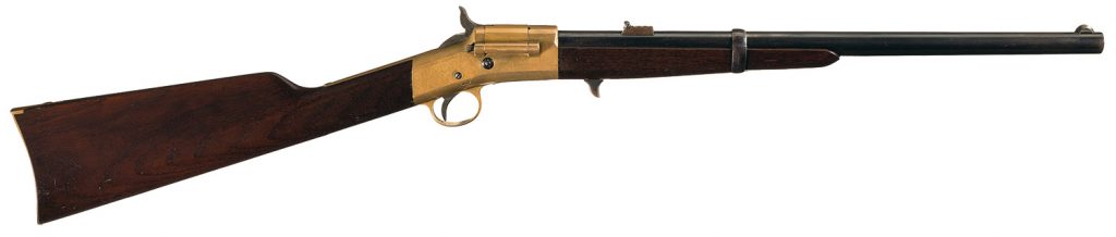 Lot 1072: Scarce and Extraordinary Warner Carbine