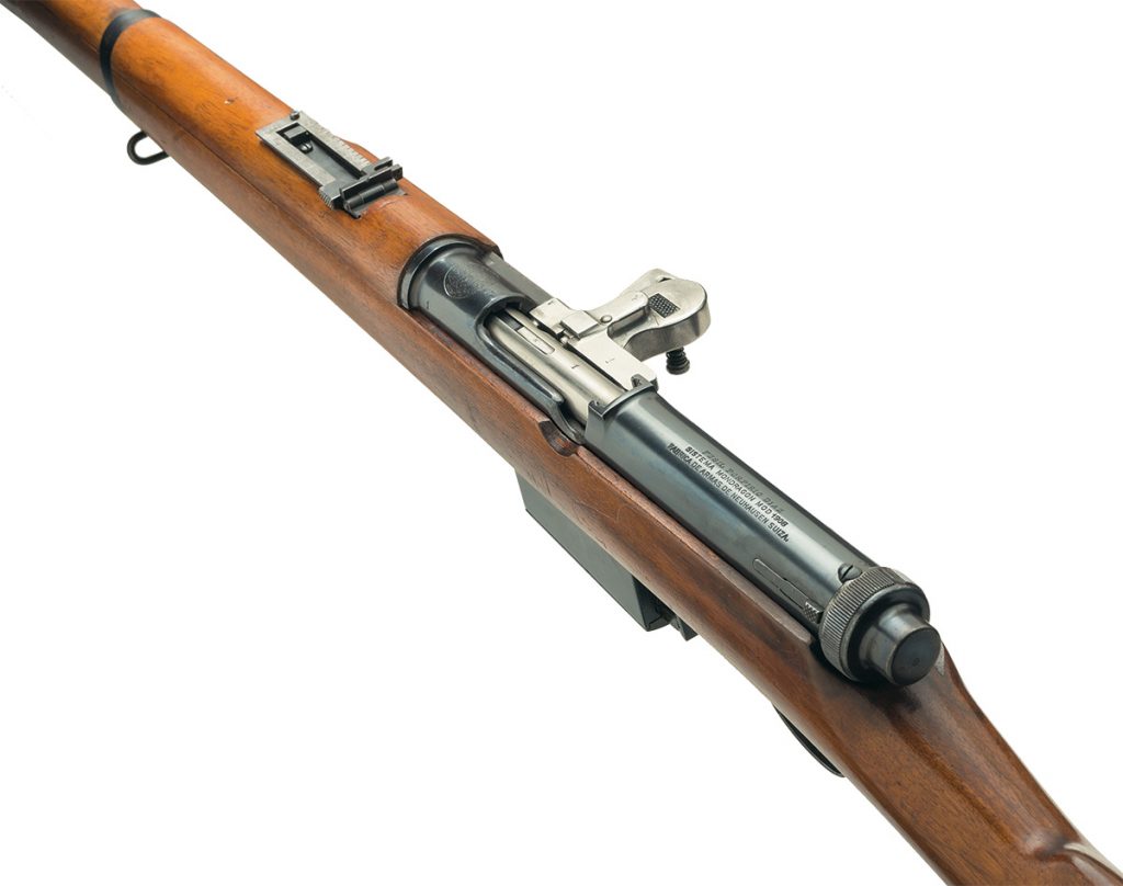 Outstanding One-of-A-Kind Serial Number 1 Swiss Model 1908 Mexican Contract Mondragon Semi-Automatic Rifle