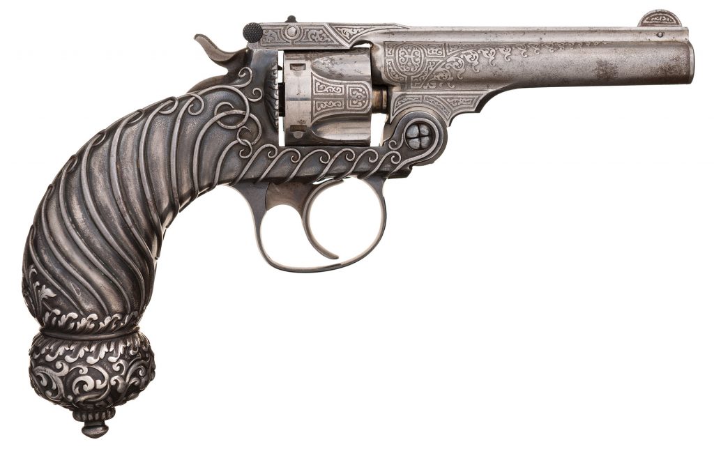 Rare, Historic, and Deluxe Tiffany & Co. Smith & Wesson .32 Double Action 4th Model Revolver Exhibited by the Factory at the 1893 "World's Columbian Exposition" in Chicago with Factory Letter