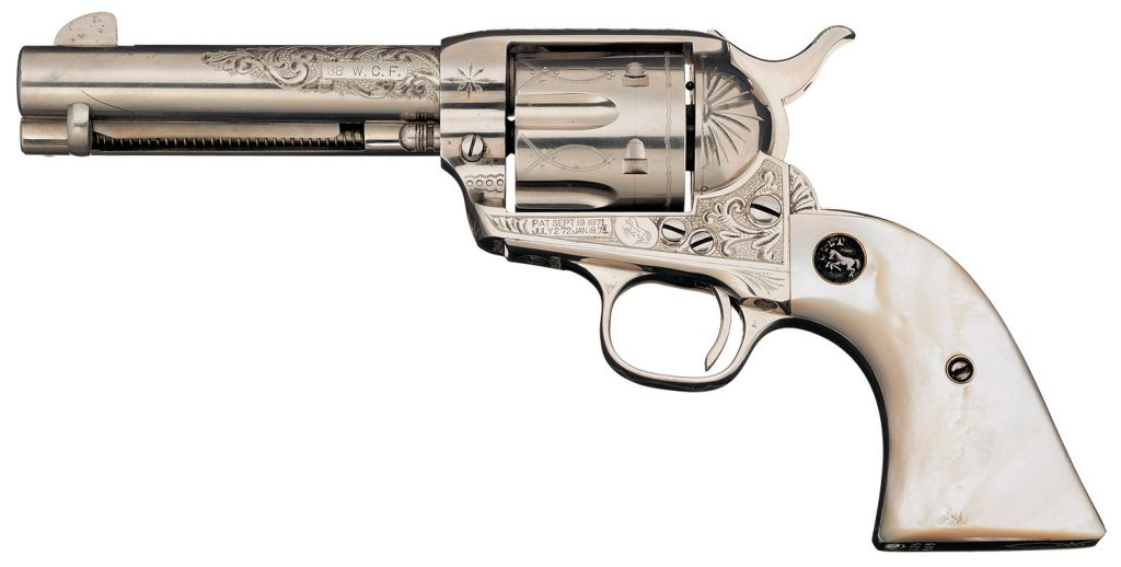 Cuno Helfricht Factory Engraved Colt Single Action Revolver 