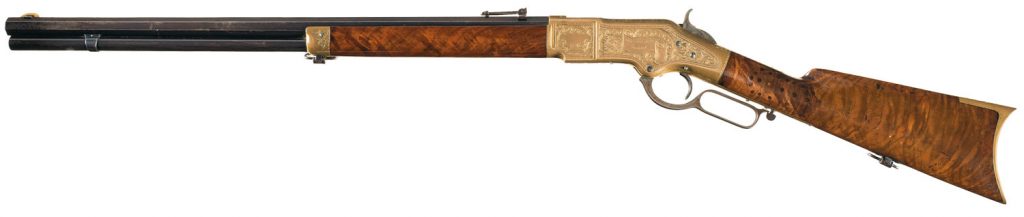 Historic, Deluxe, Factory Engraved Presentation Winchester Model 1866 Lever Action Rifle