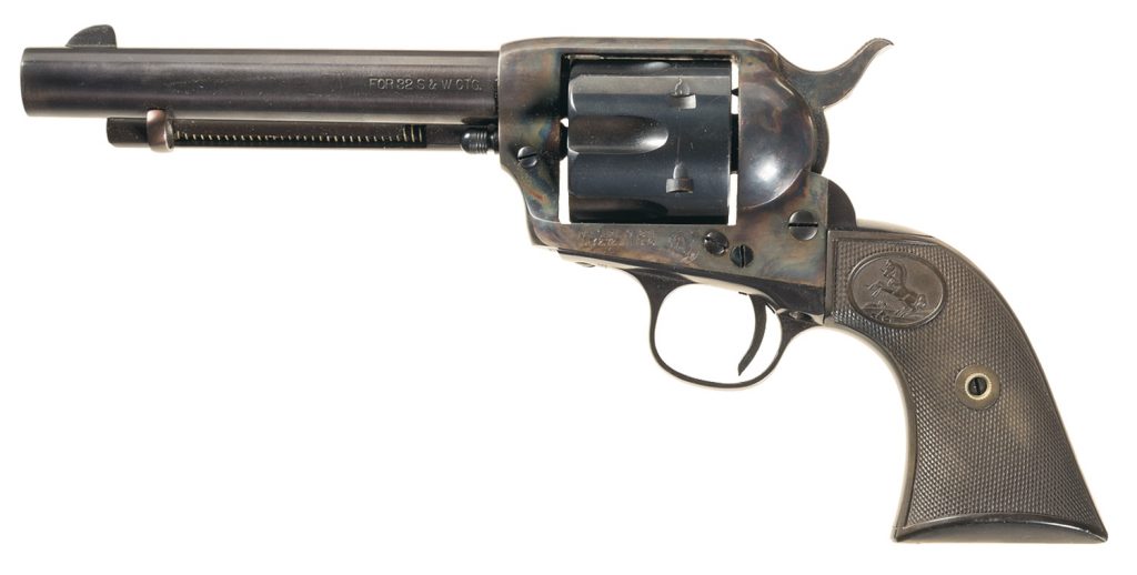 Lot 4191: Extremely Scarce First Generation Colt Single Action Army Revolver in .32 S&W with Factory Letter and Paperwork