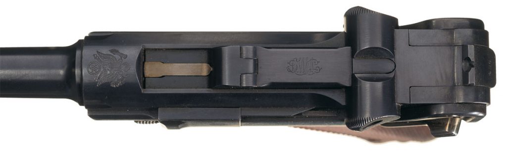 Outstanding Ultra Rare DWM Model 1902 U.S. Army "Cartridge Counter" American Eagle Test Luger