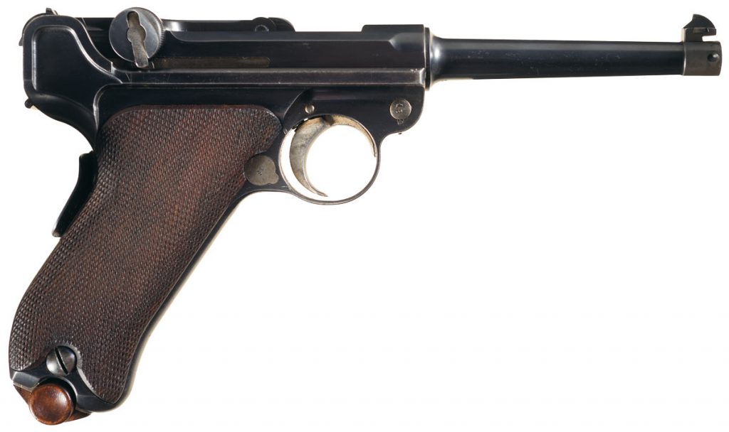 Extremely Rare Original DWM Model 1900 "GL" Marked Prototype Luger Pistol with Unique Reversed Toggle Mechanism