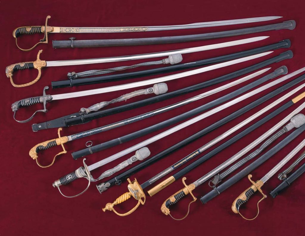 An assortment of impressive swords