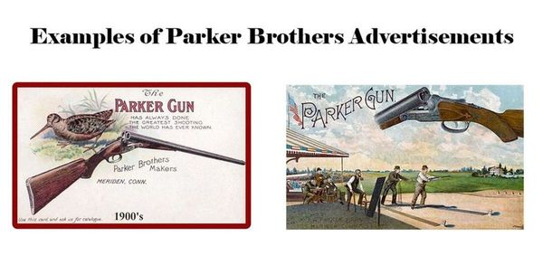 Examples of Parker Brothers Advertisements