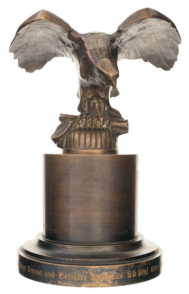 Historic 1943 Dated Bronze Eagle Trophy
