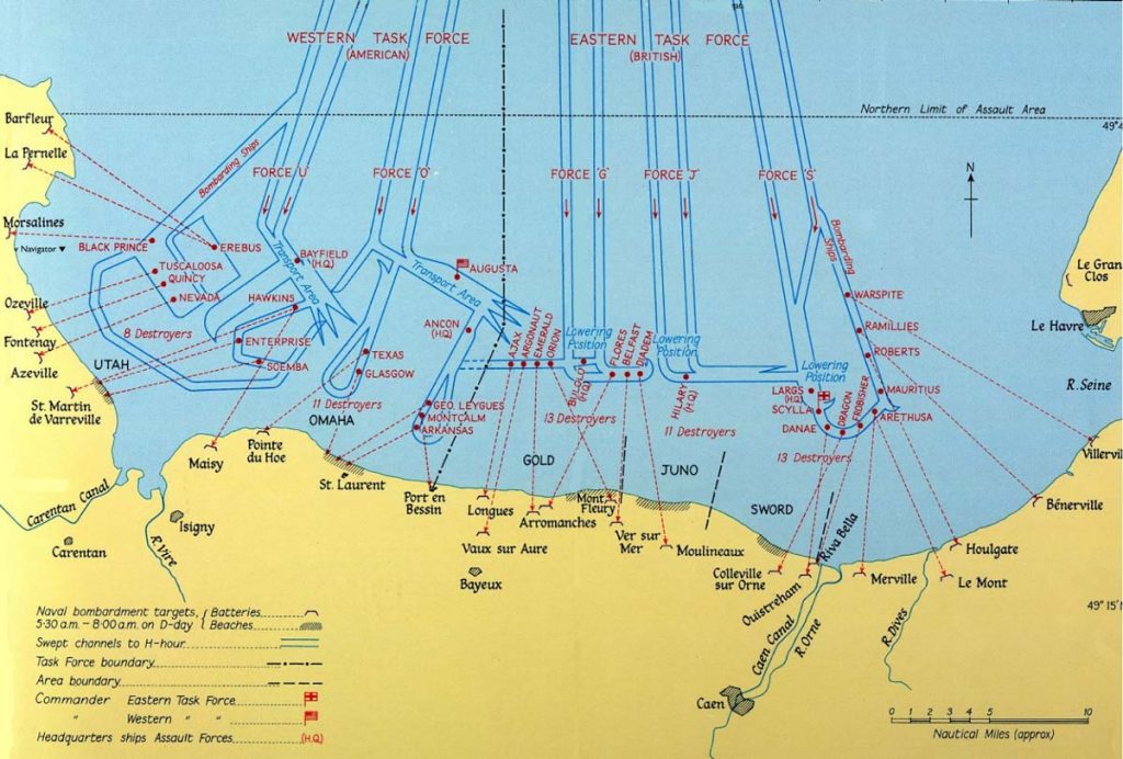 Naval Bombardments on D-Day