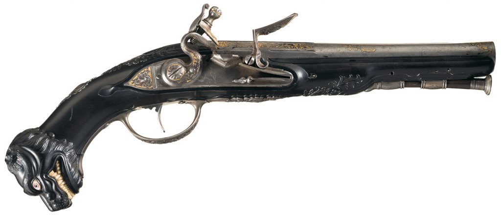 Pair of Jean Jaley Flintlock Pistols