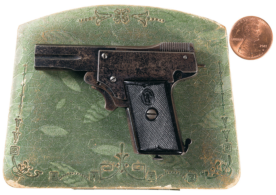 Very Rare Factory Presentation Cased "Kolibri" Semi-Automatic Pistol with Ammunition