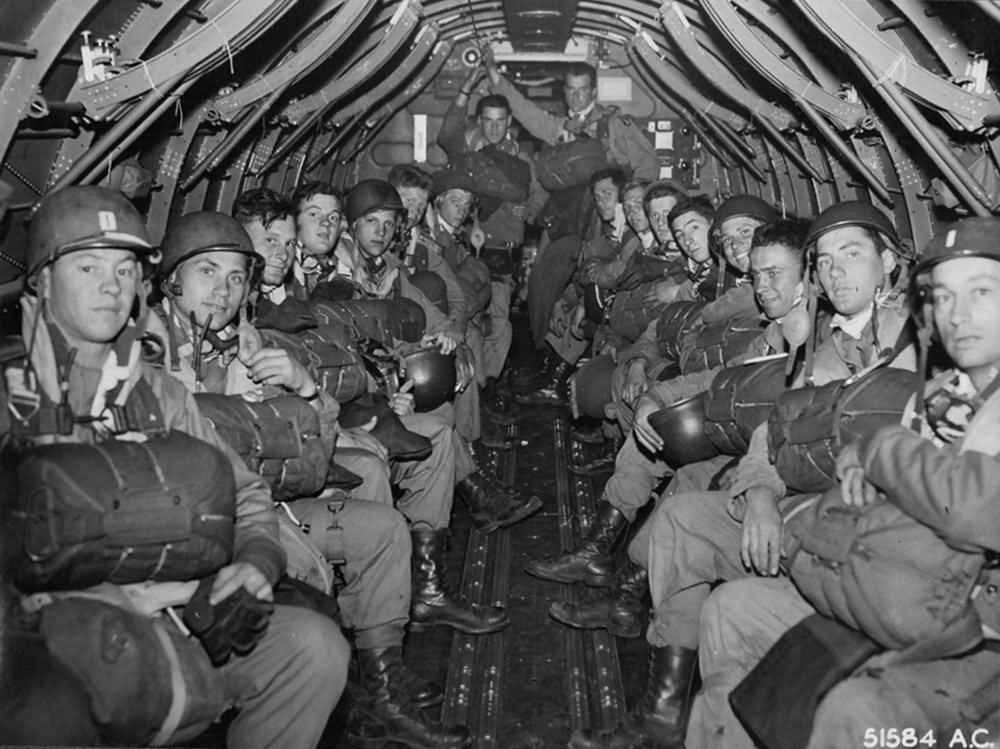Paratroopers at D-Day-Normandy