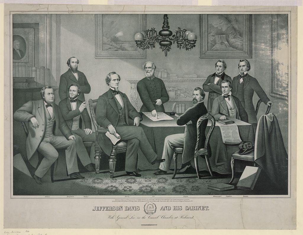 Jefferson Davis And his cabinet