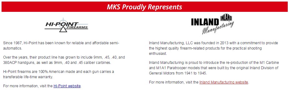 MSK Representation Announcement of Inland Manufacturing