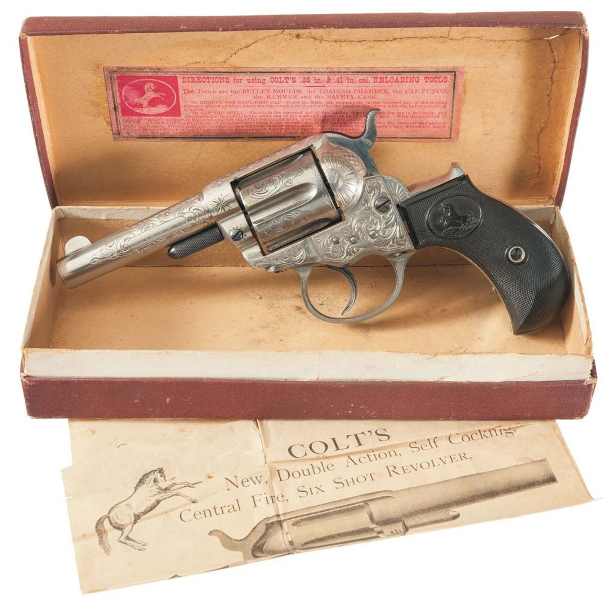 nickel-plated Colt 1877