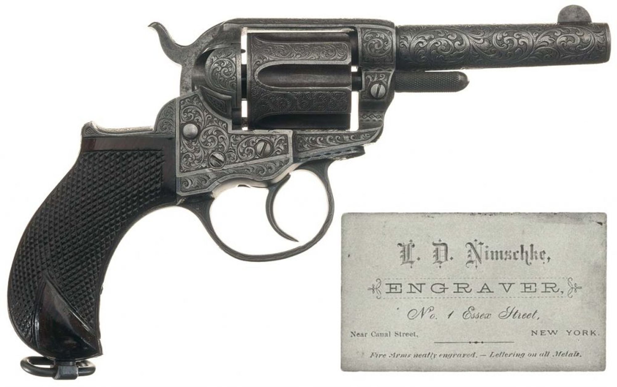 Nimschke engraved 1877 Revolver