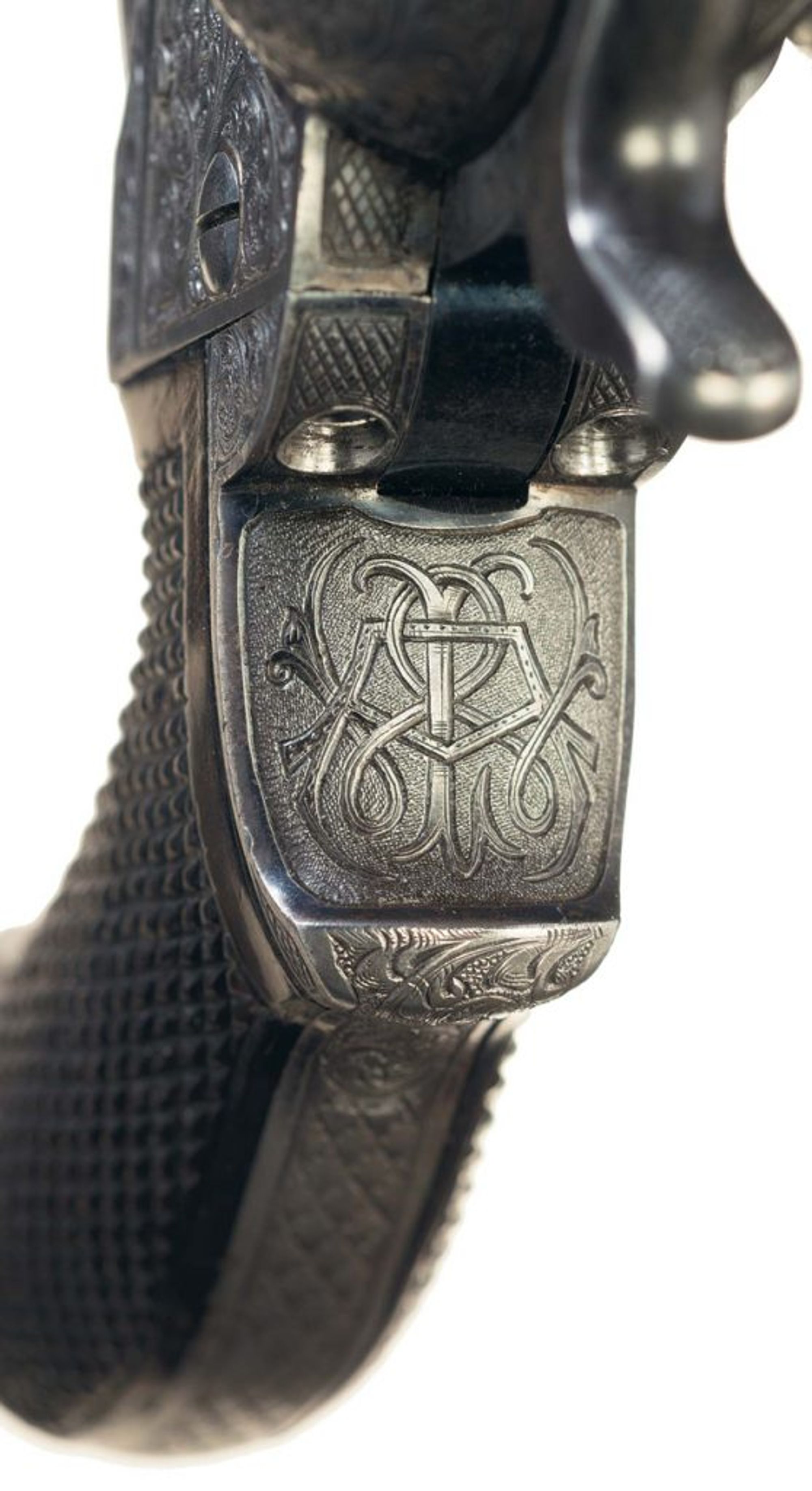 Nimschke engraved revolver
