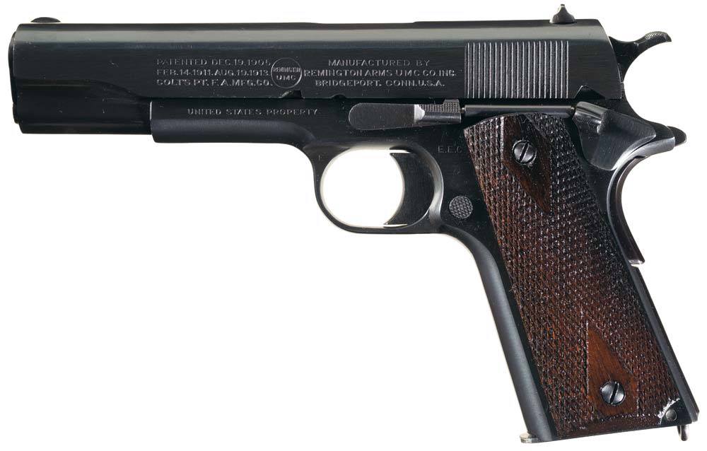 U.S. Army Contract Remington-UMC Model 1911 Semi-Automatic Pistol