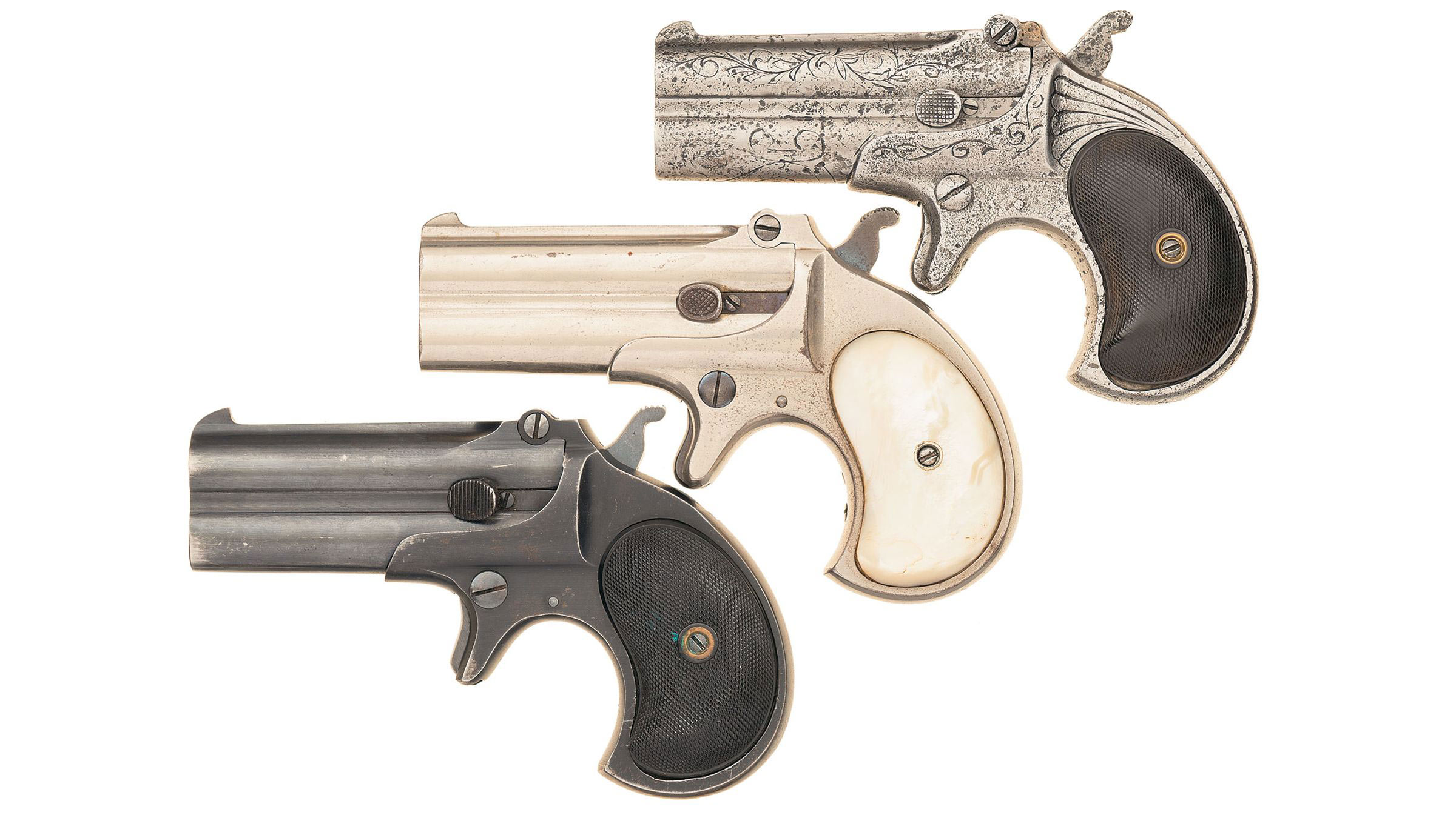 Lot 2223: Three Remington Over/Under Derringers